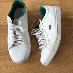 Lacoste leather sneakers mens 11.5